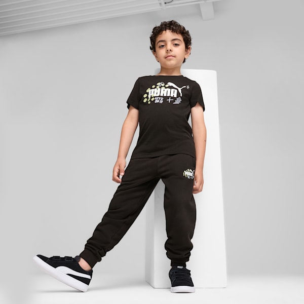 Kid's Tee, PUMA Black, extralarge-IND