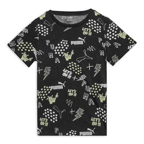 Youth Tee, PUMA Black, extralarge-IND