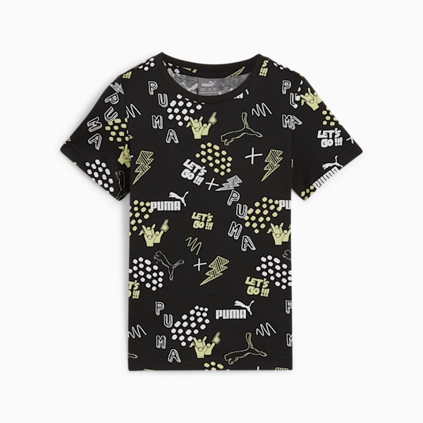 Camiseta ESS+ PUMA para niños grandes, PUMA Black, extralarge