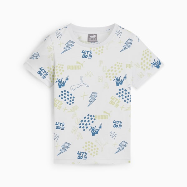 Camiseta ESS+ PUMA para niños grandes, Silver Mist, extralarge