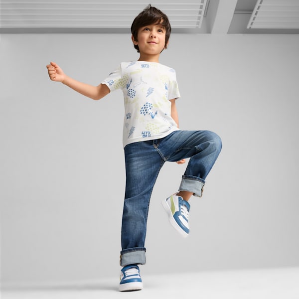 Camiseta ESS+ PUMA para niños grandes, Silver Mist, extralarge