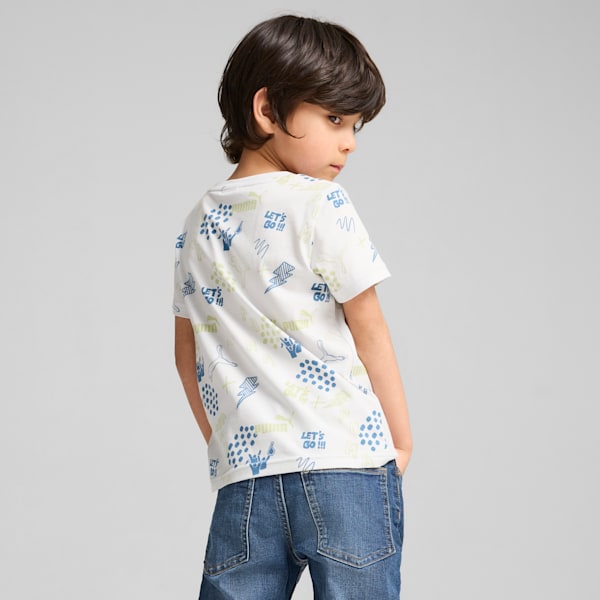 ESS+ PUMA Little Kids' Tee, Silver Mist, extralarge