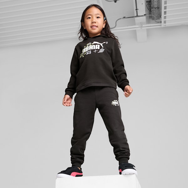 Kid's Hoodie, PUMA Black, extralarge-IND