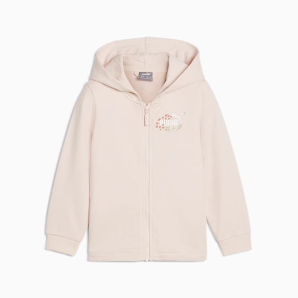Chamarra con capucha para niños ESS+, Island Pink, extralarge