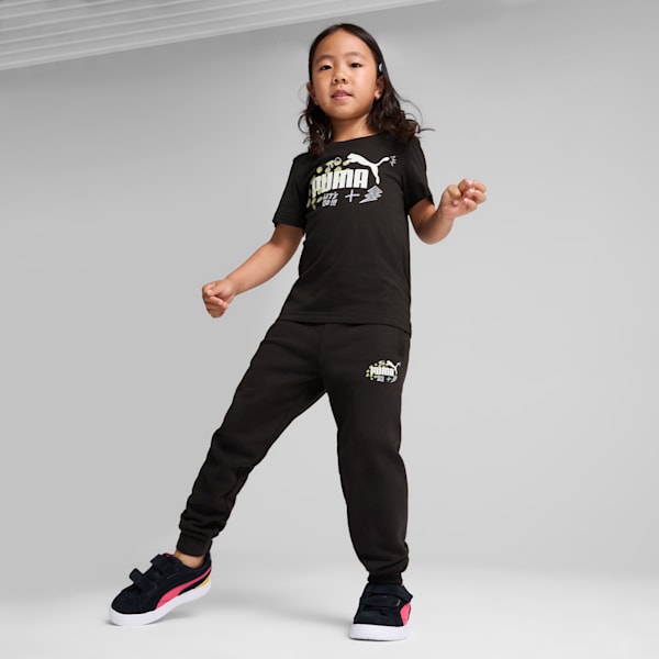 Pantalones deportivos ESS+ PUMA para niños grandes, PUMA Black, extralarge