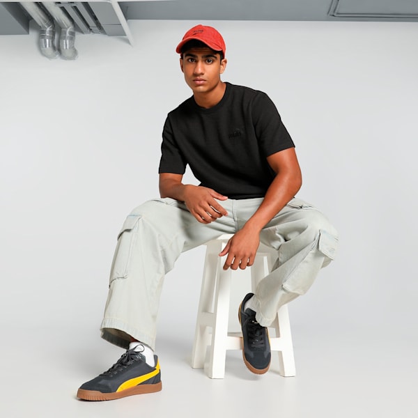 ELEVATED Waffle Men's Tee, PUMA Black, extralarge-IND