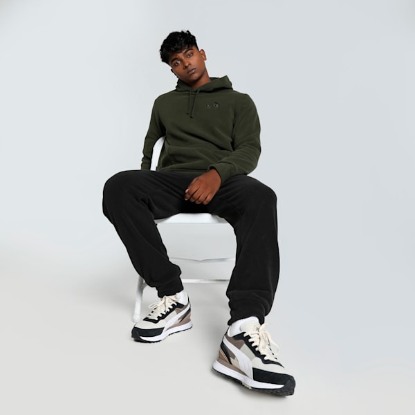 ELEVATED Men's Hoodie, Dark Olive, extralarge-IND