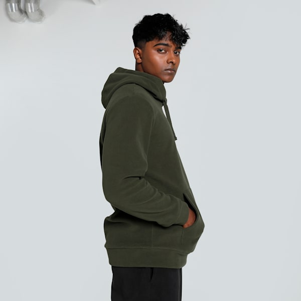 ELEVATED Men's Hoodie, Dark Olive, extralarge-IND