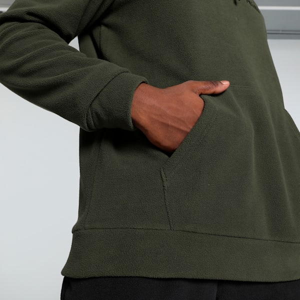 ELEVATED Men's Hoodie, Dark Olive, extralarge-IND
