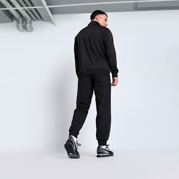 Piping Men's Tracksuit, PUMA Black, extralarge-IND