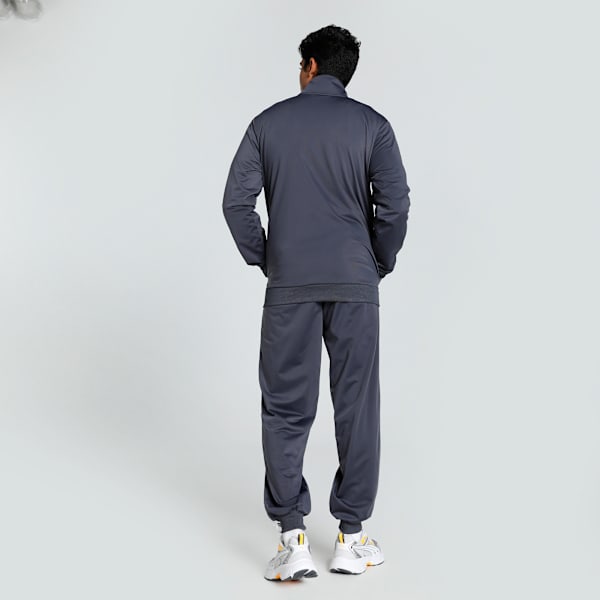 Piping Men's Tracksuit, Galactic Gray, extralarge-IND