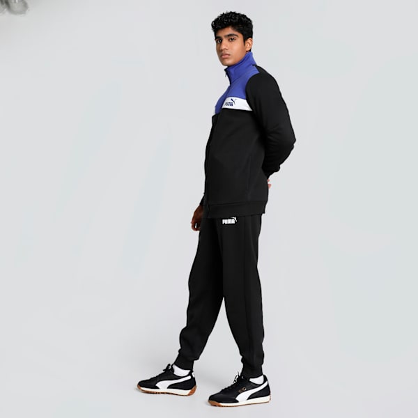 POWER Men's Tracksuit, PUMA Black-lapis lazuli, extralarge-IND