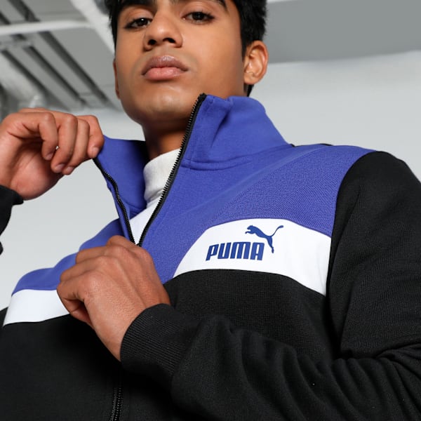POWER Men's Tracksuit, PUMA Black-lapis lazuli, extralarge-IND