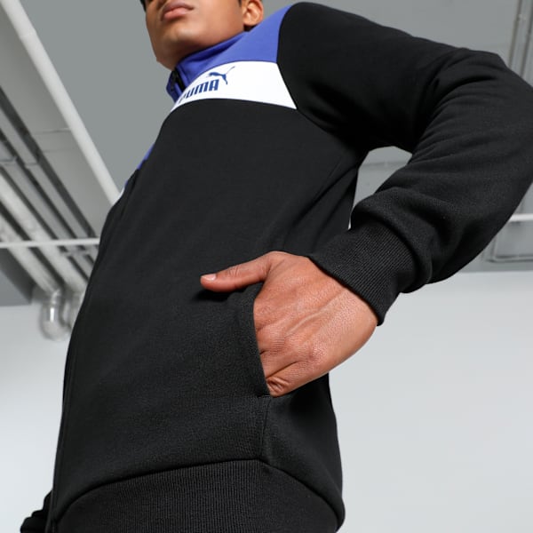 POWER Men's Tracksuit, PUMA Black-lapis lazuli, extralarge-IND