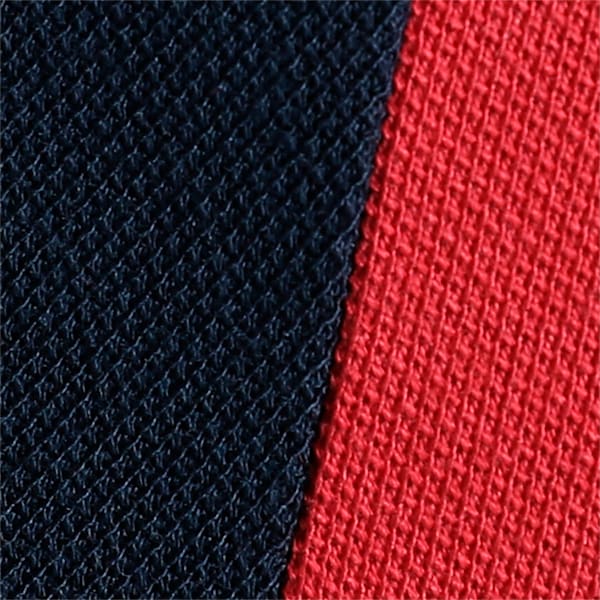 Men's Contrast Sleeve Slim Fit Polo, Club Red, extralarge-IND
