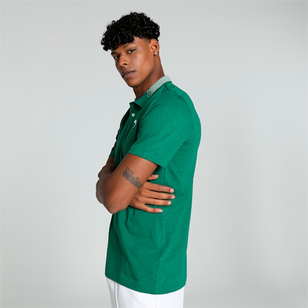 Men's Slub Polo, Vine, extralarge-IND