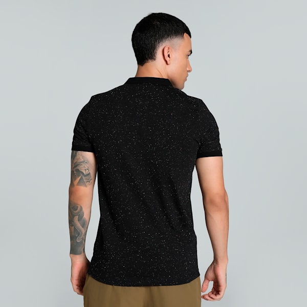Men's Slim Fit Polo, PUMA Black, extralarge-IND