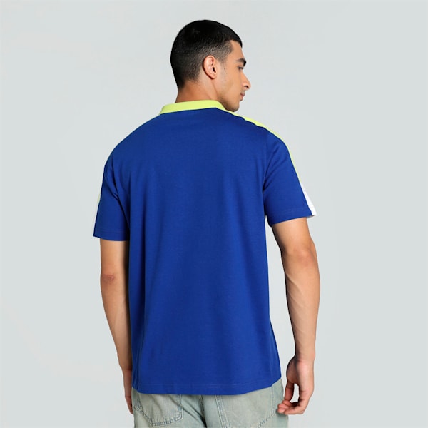 Men's Shoulder Colorblock Polo, Clyde Royal, extralarge-IND