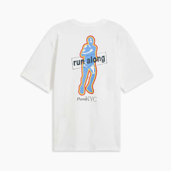 NYC Running Laps Men's Tee, PUMA White, extralarge
