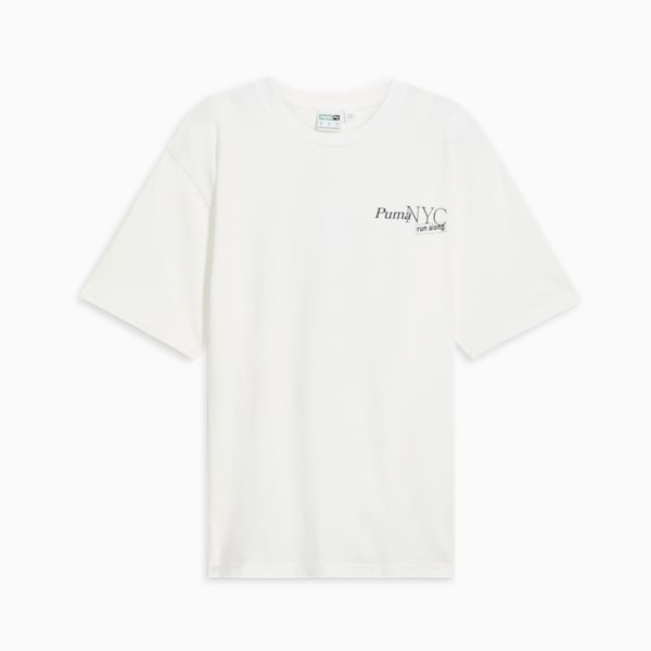NYC Running Laps Men's Tee, PUMA White, extralarge
