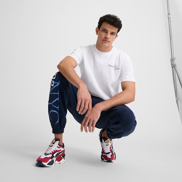 NYC Running Laps Men's Tee, PUMA White, extralarge