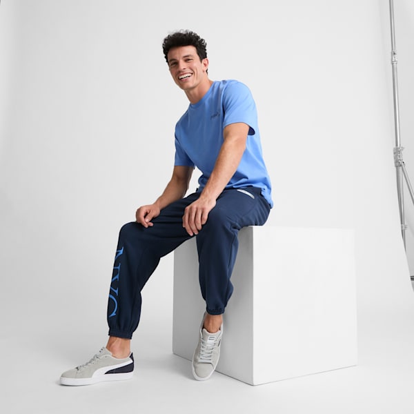 NYC Running Laps Men's Tee, Blue Skies, extralarge