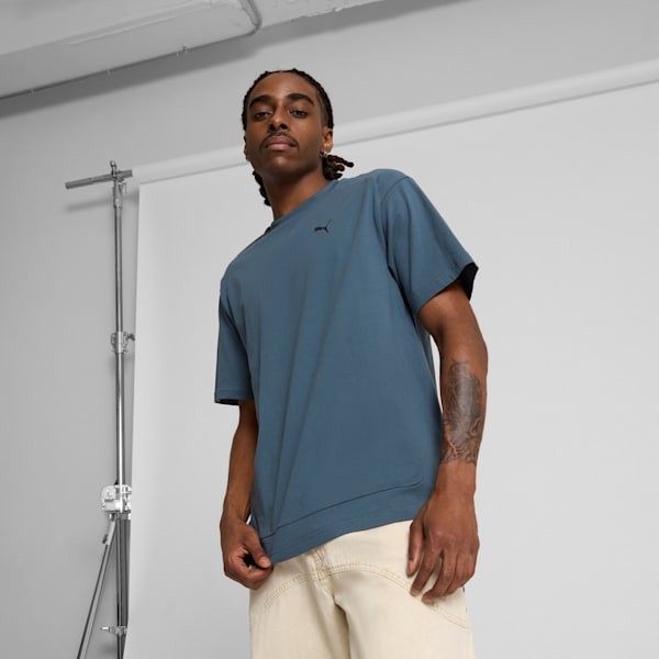 RAD/CAL Tee Men, Gray Skies, extralarge