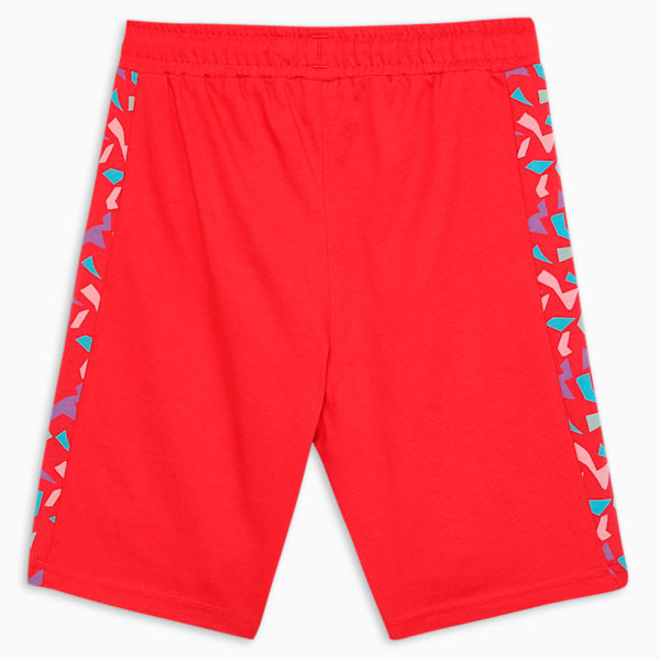 T7 Printed Youth Shorts, For All Time Red, extralarge-IND