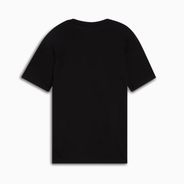 Camiseta con texto gráfico PUMA para hombre, Puma Black, extralarge