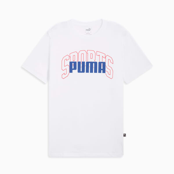 Camiseta Collegiate Logo para hombre, PUMA White, extralarge