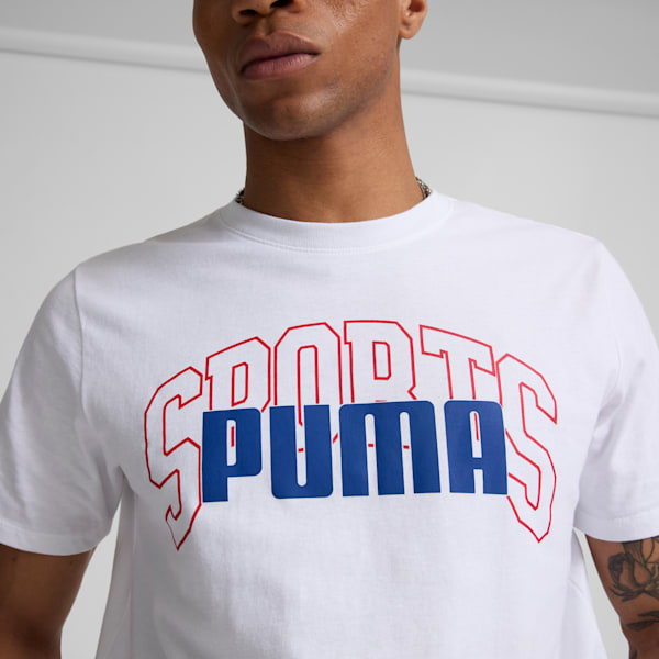 Camiseta Collegiate Logo para hombre, PUMA White, extralarge