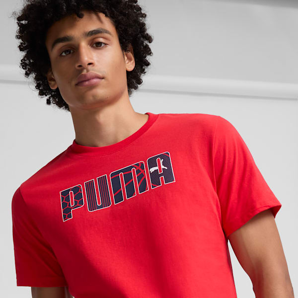 T-shirt avec logo Hoops Homme, For All Time Red, extralarge