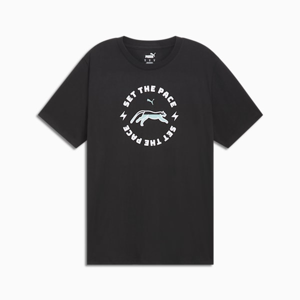 T-shirt Set The Pace Homme, PUMA Black, extralarge