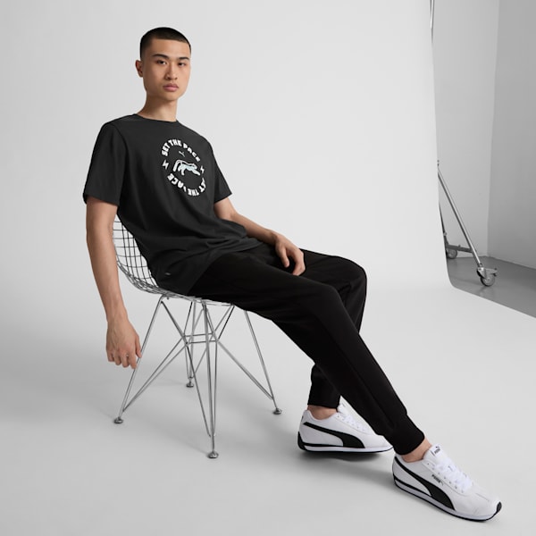 T-shirt Set The Pace Homme, PUMA Black, extralarge