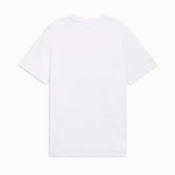 Camiseta para hombre con triple logotipo, Puma White, extralarge