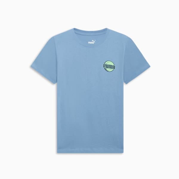 Camiseta de mujer cancha de tenis, Zen Blue, extralarge