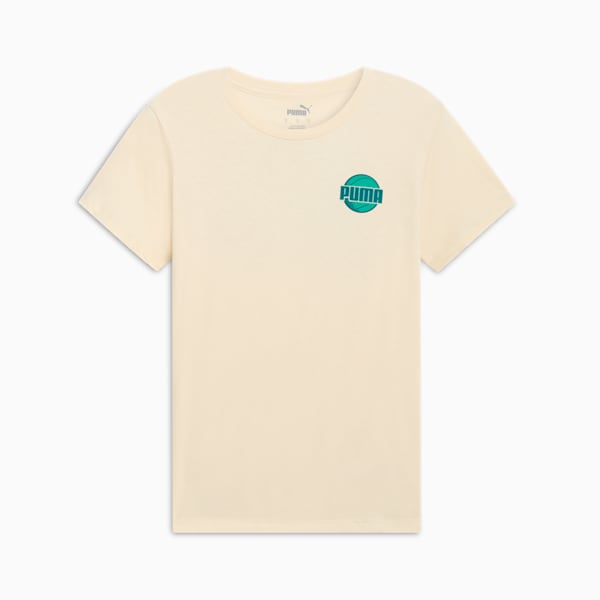 T-shirt Tennis Court pour femme, Alpine Snow, extralarge