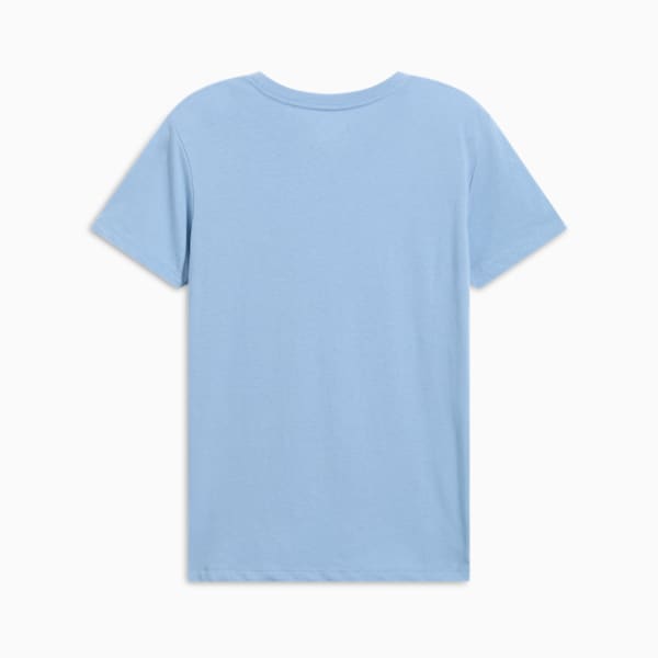 Camiseta PUMA Script Logo para mujer, Zen Blue, extralarge
