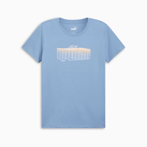 Novelty Fade Out Women's Tee, Zen Blue, extralarge