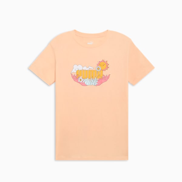 T-shirt Nature Femme, Peach Fizz, extralarge