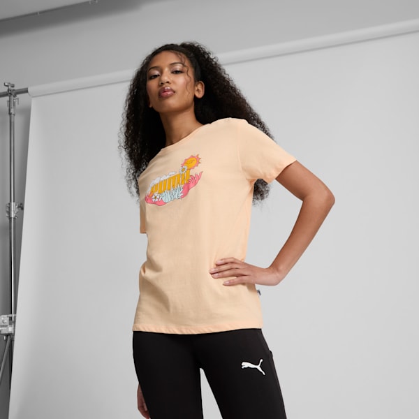 Nature Women's Tee, Peach Fizz, extralarge