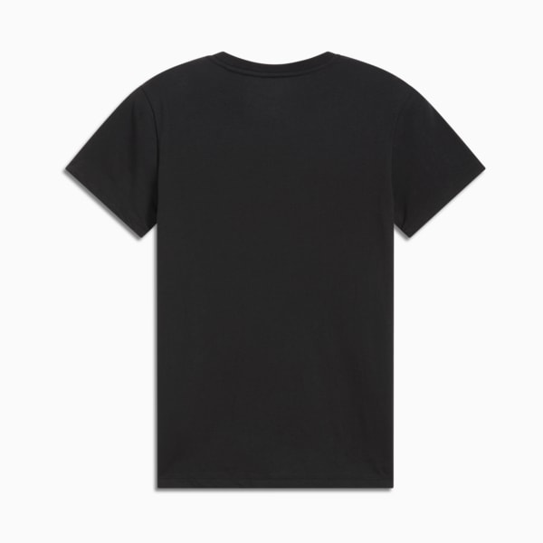 PUMA Upfront Line Logo Women's Tee, PUMA Black, extralarge