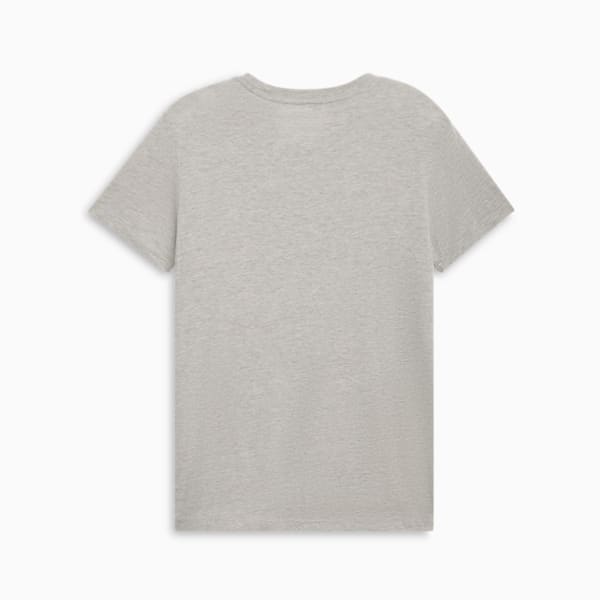 PUMA Upfront Line Logo Women's Tee, Light Gray Heather, extralarge