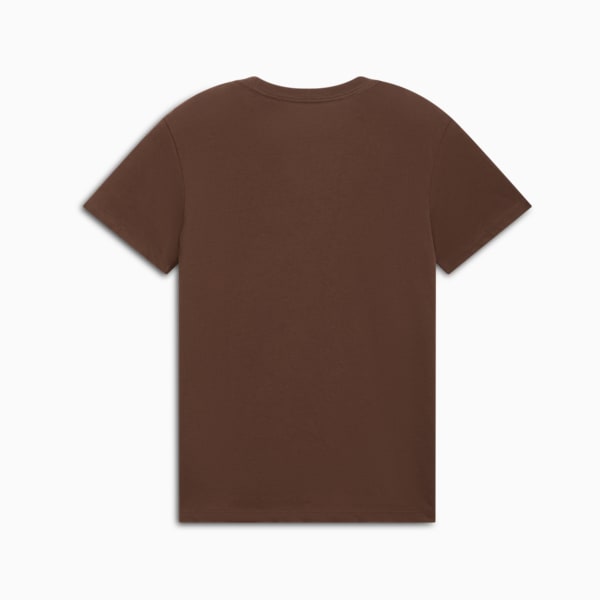 PUMA Upfront Line Logo Women's Tee, Espresso Brown, extralarge