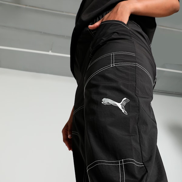 Cherries are Extra Women's Relaxed Fit Basketball Pants, PUMA Black, extralarge-IND