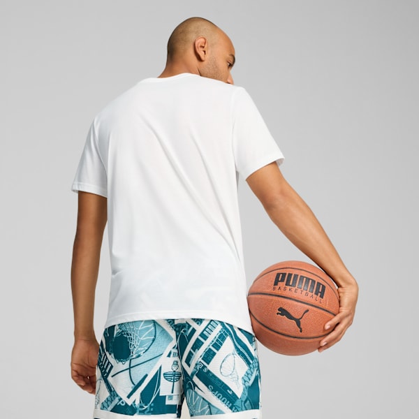 メンズ バスケットボール ウイニング ショット 半袖 Tシャツ 1, PUMA White, extralarge-JPN