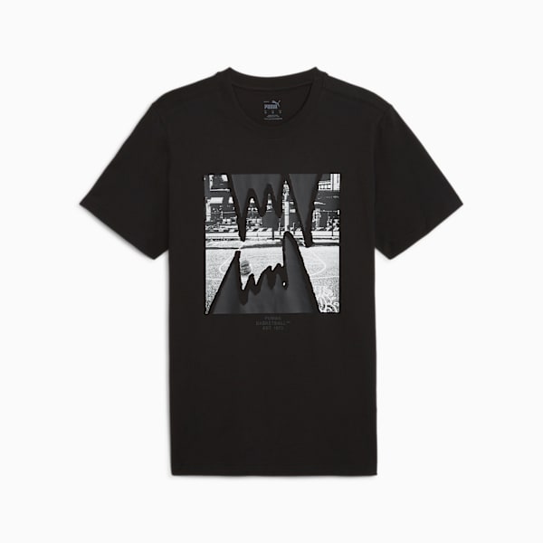 メンズ バスケットボール インスタント リプレイ 半袖 Tシャツ 2, PUMA Black, extralarge-JPN