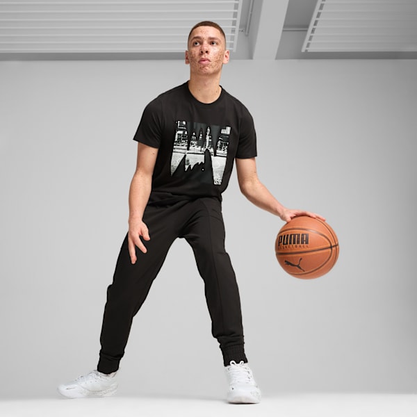 メンズ バスケットボール インスタント リプレイ 半袖 Tシャツ 2, PUMA Black, extralarge-JPN