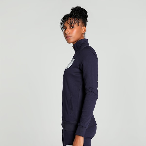 Graphic Full-Zip Women's Jacket, PUMA Navy, extralarge-IND