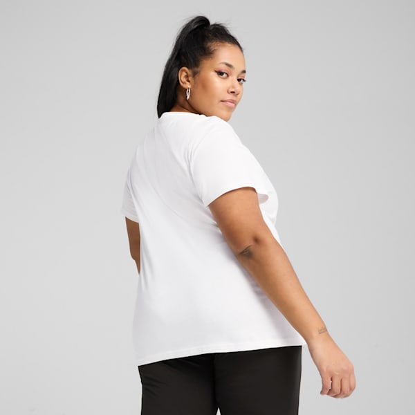 Essentials No. 1 Logo Women's Tee, PUMA White, extralarge